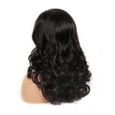 Short Lace Front  Wigs 16 Inch Body Wave Wig Transparent Lace BOB Wig 200% Density