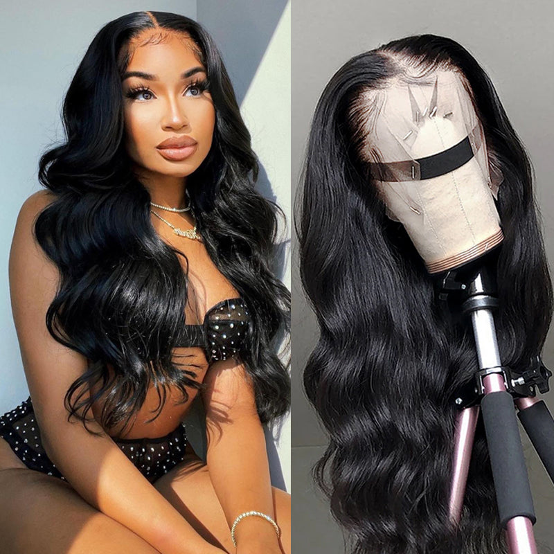 13*4 Lace Front Wig with transparent lace