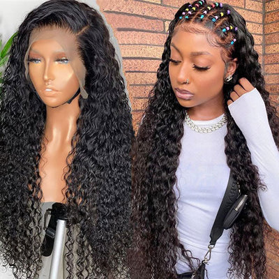Vip Beauty Human Hair Wig Transparent lace Curly Hair 13*6 Frontal Wig