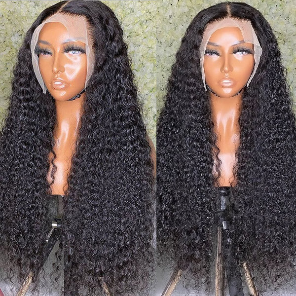Lace Front Wigs Human Hair Kinky Curly 13x4 Lace Wig Transparent Lace