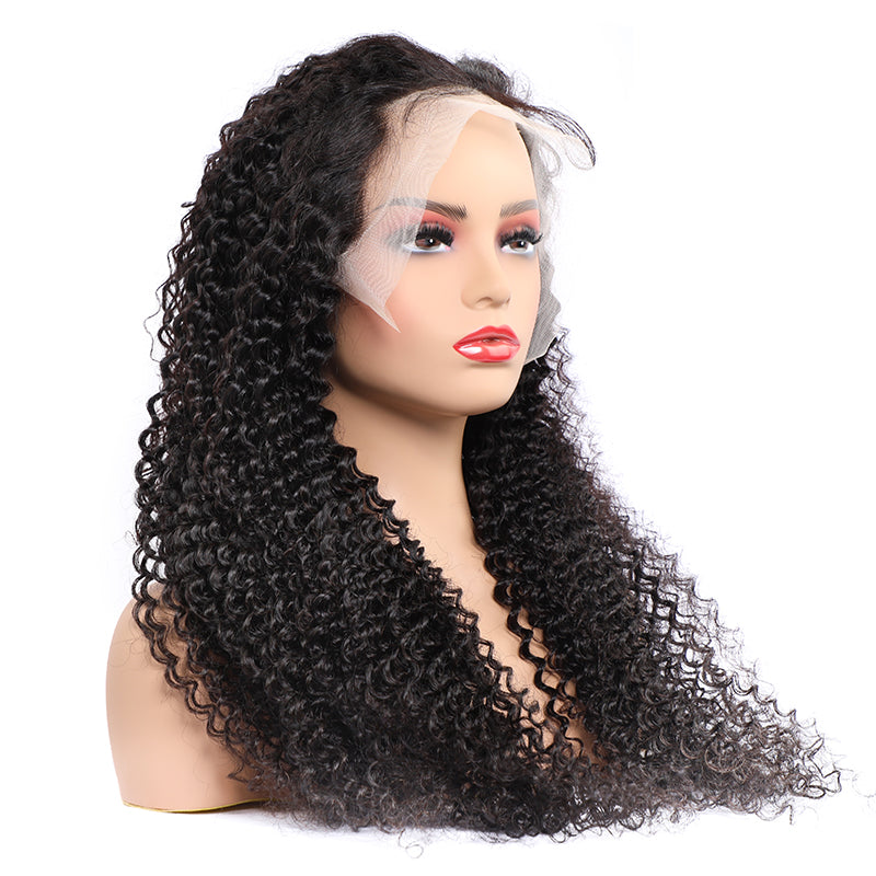 Lace Front Wigs Human Hair Kinky Curly 13x4 Lace Wig Transparent Lace