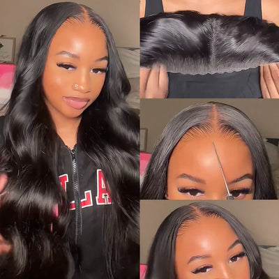 Glueless Lace Wig HD Undetectable Lace 5×5 Closure Wig  Wear and Go Body Wave Wig