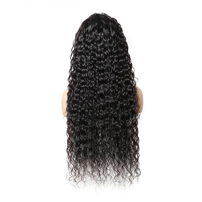 16A Full Frontal Wigs Wet & Wavy Human Hair 13×6 HD Lace Wig Water Wig 180 Density