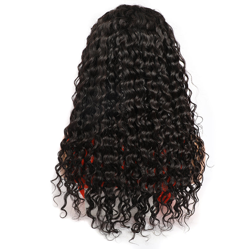 30 Inch Long Lace Wigs Water Wave Lace Front Wig 13x4 Lace Wig Virgin Hair