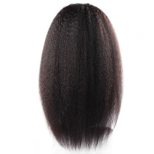 Kinky Straight Wig Melt Lace Frontal Wigs Yaki Human Hair 150 Density Wig