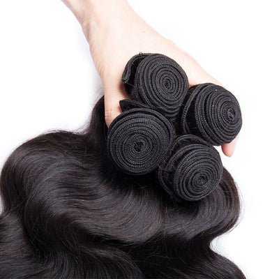  Hair 100% Raw Indian Virgin Human Hair Body Wave 3 Bundles Natural Wavy Human Hair Extensions-top
