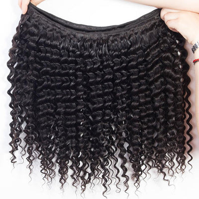  3 Bundles Virgin Remy Malaysian Curly Weave Human Hair Extensions-hair weft