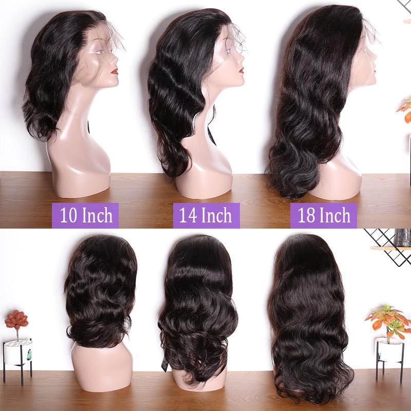 360 Wigs Brazilian Body Wave Real Human Hair Remy Hair Wigs 26 Inch